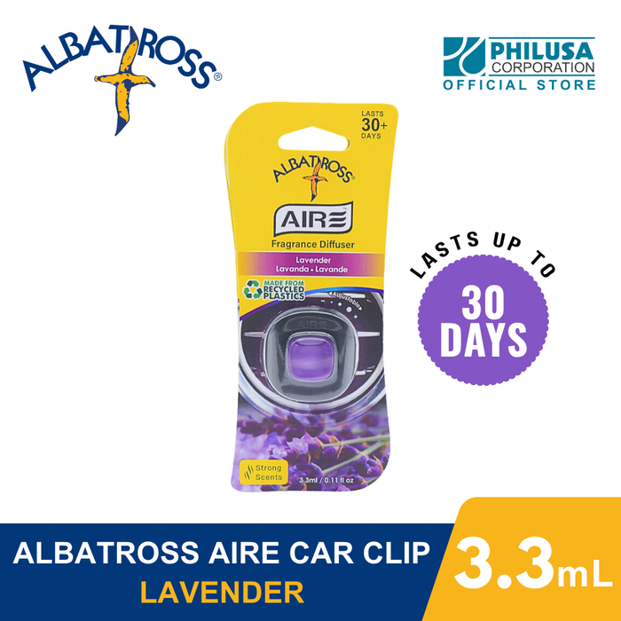 ALBATROSS Aire Car Clip Lavender