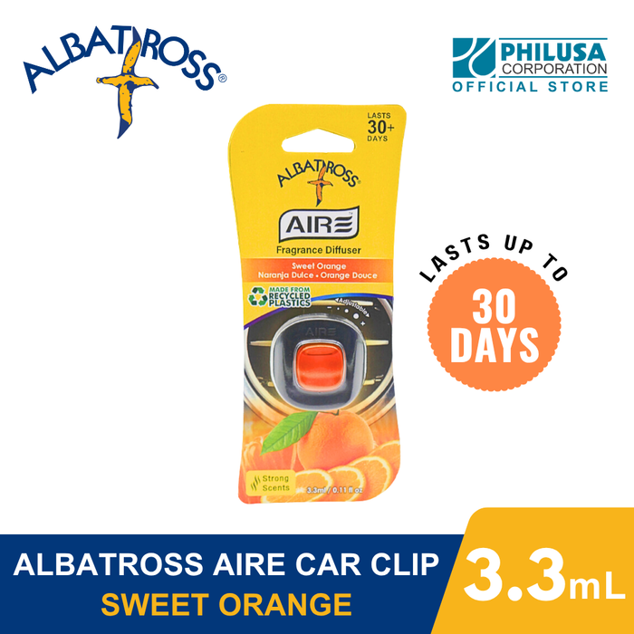 ALBATROSS Aire Car Clip Sweet Orange